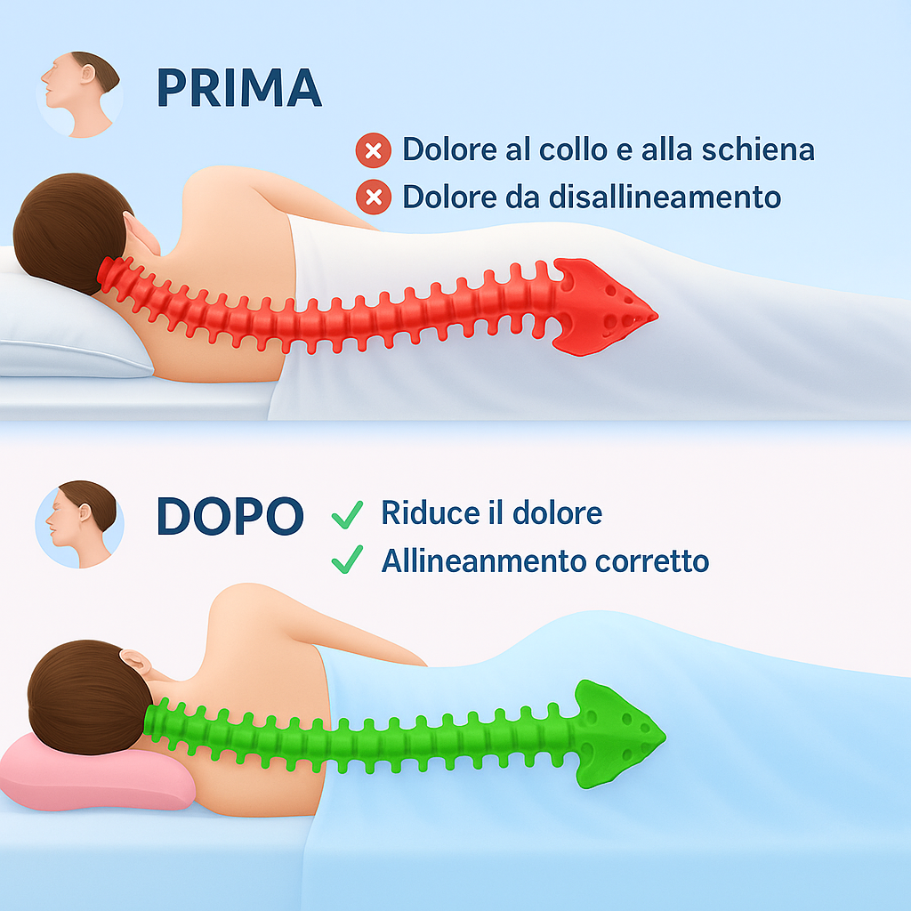 Vital Benessere ™ Cuscino Ortopedico per la Cervicale