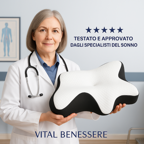 Vital Benessere ™ Cuscino Ortopedico per la Cervicale