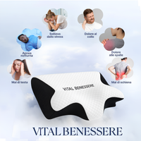Vital Benessere ™ Cuscino Ortopedico per la Cervicale